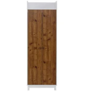 Shellake Garderob 62x60 cm Vit/Natur - Förvaring Utförsäljning