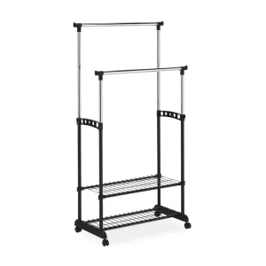 Novarina Klädställning 83x43 cm Svart/Silver - Förvaring Premium