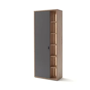 Nacimento garderob 37x76 cm Grå/Natur - Förvaring Nedsatt pris