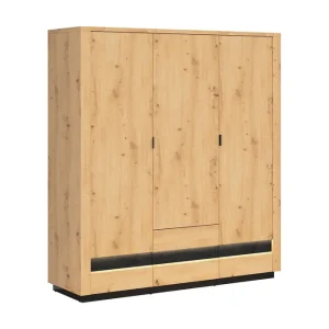 Forja Sovrumsset 181x56 cm Natur/Svart - Möbler Bästa pris