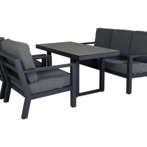 Rea Venture Home Barcelona Loungegrupp Utomhus Svart - Utemöbler & utemiljö