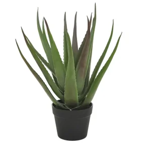 Premium Piscode Konstgjord Växt Aloevera 50 cm Grön - Inredning