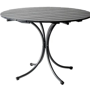 Varax Suvisaari Runt Cafébord och Utebord 103 cm Svart - Utemöbler & utemiljö Snabb frakt