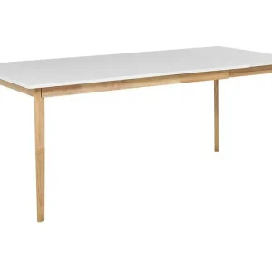 Säker betalning Rege Matbord 180 cm Hopfällbart Vit/Ljus - Möbler