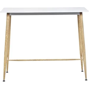 Vechas Matbord 90 cm Vit/Ljust Trä - Möbler I lager