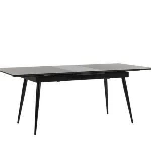 Mundon Matbord 200 cm Hopfällbart Svart - Möbler Fynd
