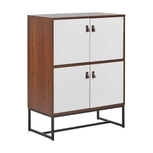 Nueva Skänk 76x39 cm Mörkbrun/Vit - Förvaring Köp online