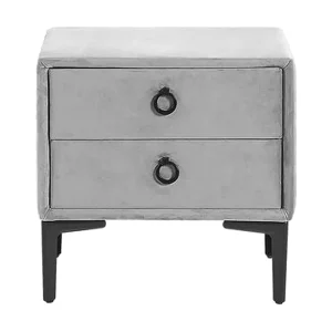 Sezanne Sängbord 44 cm Sammet/Grå - Möbler Beställ nu