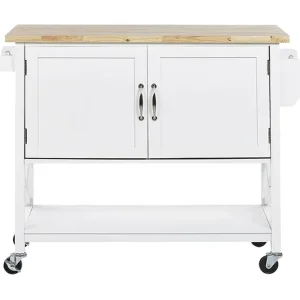Premium Melesse Serveringsvagn 102 cm Vit - Möbler