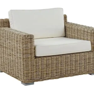Apriliana Utefåtölj 2-pack Konstrotting/Ljusbrun - Utemöbler & utemiljö Billig
