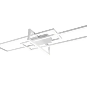 Trio Lighting Salinas LED Plafond mattvit Matt vit - Belysning risnedsättning