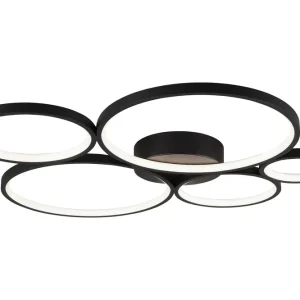 Trio Lighting Rondo LED Plafond mattsvart 5L Matt svart - Belysning Endast denna vecka