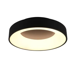 Outlet Trio Lighting Girona LED Plafond 45cm mattsvart Matt svart - Belysning