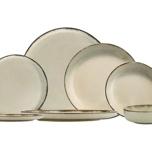 Adine Tallriksset 24 Delar Porslin/Brun - Servering & matlagning Reapris