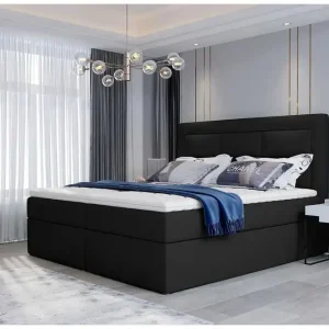 Billigare Vivera Sängpaket 180x200 cm Läder/Svart - Möbler
