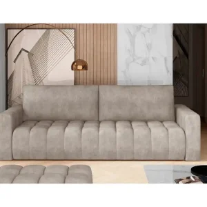 Alazaro 3-sits Bäddsoffa Beige - Möbler Populärt val