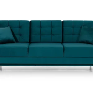 Billigare Deadra 3-sits Bäddsoffa Grön - Möbler