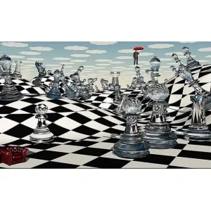 Begränsat antal Canvastavla YTY Animals Flerfärgad 120x50 cm - Inredning