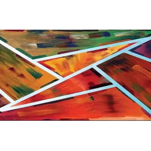 Beställ nu Canvastavla YTY Abstract & Fractals Flerfärgad 120x50 cm - Inredning