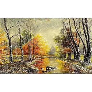 Sänkt pris Canvastavla YTY Landscape & Nature Flerfärgad 120x50 cm - Inredning