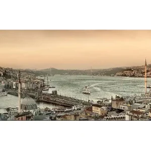 Canvastavla YTY Buildings & Cityscapes Flerfärgad 120x50 cm - Inredning Populärt val