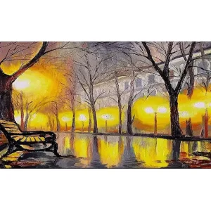 Lågt pris Canvastavla YTY Landscape & Nature Flerfärgad 120x50 cm - Inredning