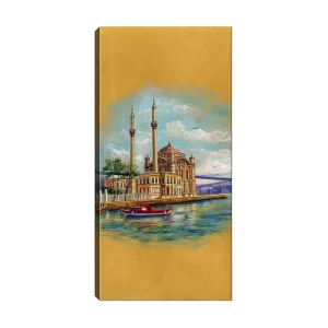 Canvastavla DKY Cities & Countries Flerfärgad 50x120 cm - Inredning Bästa pris