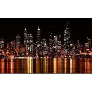Canvastavla YTY Buildings & Cityscapes Flerfärgad 120x50 cm - Inredning Nyhet