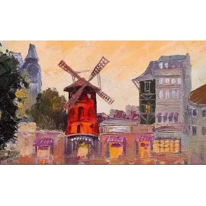 Köp online Canvastavla YTY Buildings & Cityscapes Flerfärgad 120x50 cm - Inredning