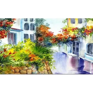 Canvastavla YTY Buildings & Cityscapes Flerfärgad 120x50 cm - Inredning Snabb frakt