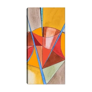 Canvastavla DKY Abstract & Fractals Flerfärgad 50x120 cm - Inredning Extra rabatt