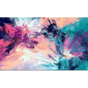 Snabb leverans Canvastavla YTY Abstract & Fractals Flerfärgad 120x50 cm - Inredning