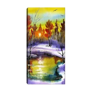 Kampanj Canvastavla DKY Landscape & Nature Flerfärgad 50x120 cm - Inredning