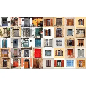 Reapris Canvastavla YTY Buildings & Cityscapes Flerfärgad 120x50 cm - Inredning