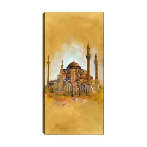 Canvastavla DKY Cities & Countries Flerfärgad 50x120 cm - Inredning Populär