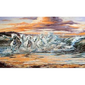 Canvastavla YTY Nautical & Beach Flerfärgad 120x50 cm - Inredning Bästa pris