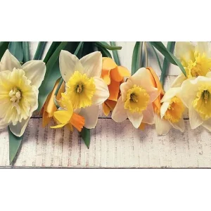 Rabatter Canvastavla YTY Floral & Botanical Flerfärgad 120x50 cm - Inredning