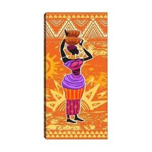 Canvastavla DKY World Cultures Flerfärgad 50x120 cm - Inredning Rea