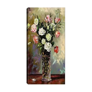 Canvastavla DKY Floral & Botanical Flerfärgad 50x120 cm - Inredning Premium