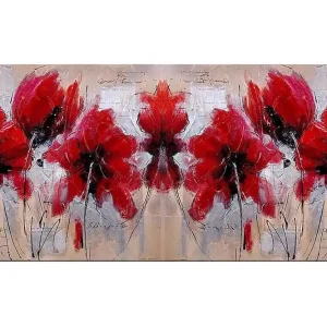 Kampanj Canvastavla YTY Floral & Botanical Flerfärgad 120x50 cm - Inredning