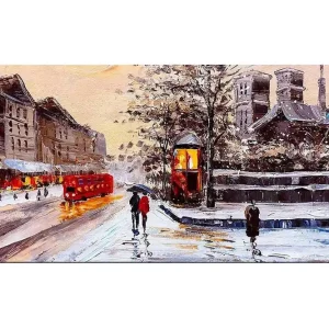 Rea Canvastavla YTY Cities & Countries Flerfärgad 120x50 cm - Inredning