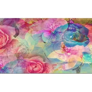 Beställ idag Canvastavla YTY Floral & Botanical Flerfärgad 120x50 cm - Inredning