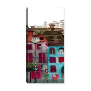Canvastavla DKY Cities & Countries Flerfärgad 50x120 cm - Inredning Nyhet