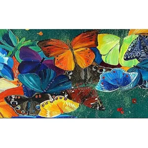 Canvastavla YTY Animals Flerfärgad 120x50 cm - Inredning Trygg betalning