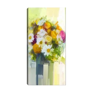 Begränsat antal Canvastavla DKY Floral & Botanical Flerfärgad 50x120 cm - Inredning