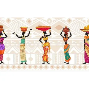 Fynd Canvastavla YTY World Cultures Flerfärgad 120x50 cm - Inredning