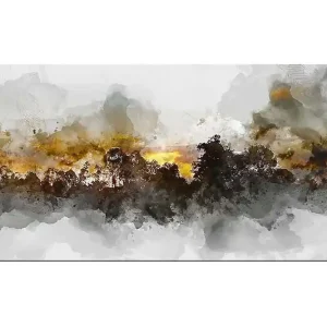 Populärt val Canvastavla YTY Landscape & Nature Flerfärgad 120x50 cm - Inredning