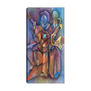 Canvastavla DKY Abstract & Fractals Flerfärgad 50x120 cm - Inredning Rea