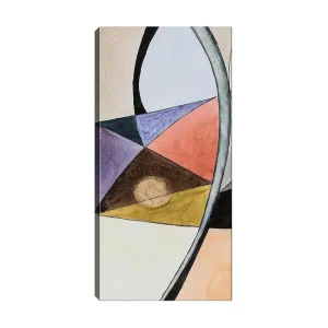 Canvastavla DKY Geometric Flerfärgad 50x120 cm - Inredning Extra rabatt