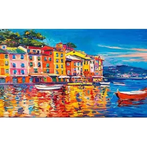 Populärt val Canvastavla YTY Buildings & Cityscapes Flerfärgad 120x50 cm - Inredning